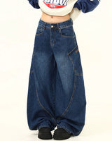 Boogzel Apparel 90s Style Wide Leg Jeans, view 5