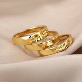 Boogzel Apparel Abstract Face Ring, view 4