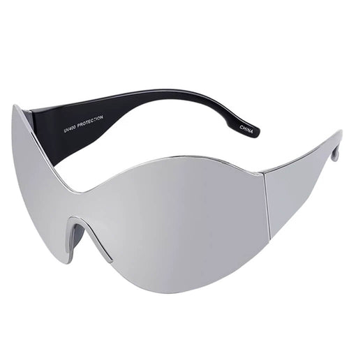 Boogzel Apparel Access Denied Shield Mask Sunglasses