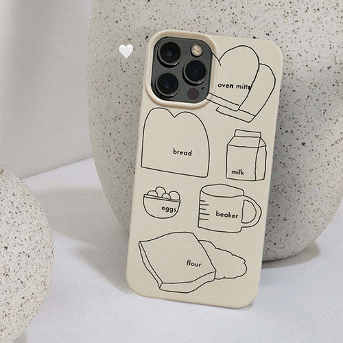 Boogzel Apparel Aesthetic Breakfast iPhone Case