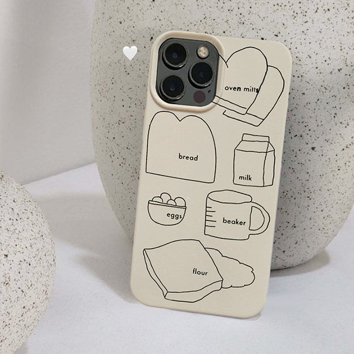 Boogzel Apparel Aesthetic Breakfast iPhone Case