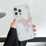 Boogzel Apparel Aesthetic Butterfly iPhone Case, view 2