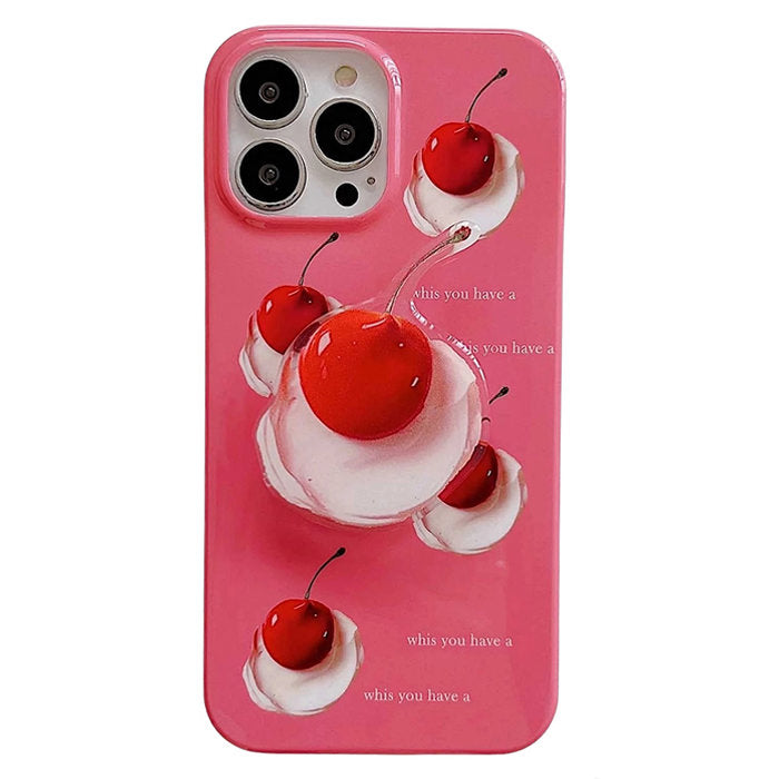 Boogzel Apparel Aesthetic Cherry iPhone Case