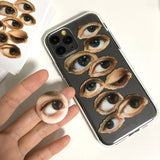 Boogzel Apparel Aesthetic Eyes iPhone Case, view 2