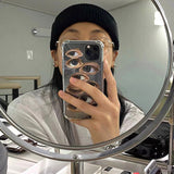 Boogzel Apparel Aesthetic Eyes iPhone Case, view 3