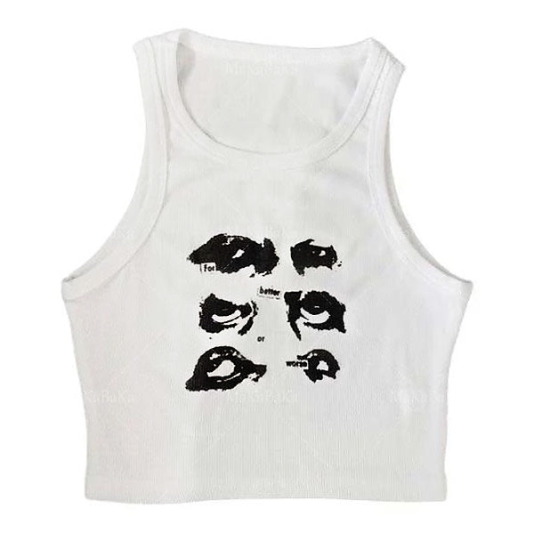 Boogzel Apparel Aesthetic Eyes Tank Top