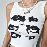 Boogzel Apparel Aesthetic Eyes Tank Top, view 2