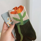 Boogzel Apparel Aesthetic Flower Socks, view 2