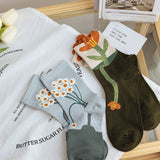 Boogzel Apparel Aesthetic Flower Socks, view 3
