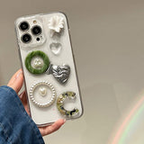 Boogzel Apparel Aesthetic Gems iPhone Case, view 2