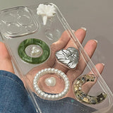 Boogzel Apparel Aesthetic Gems iPhone Case, view 3