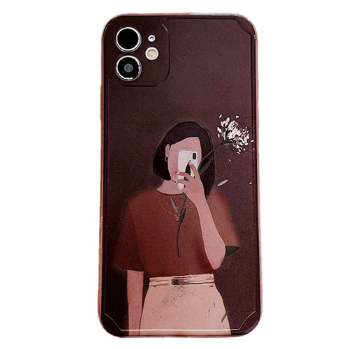 Boogzel Apparel Aesthetic Girl iPhone Case