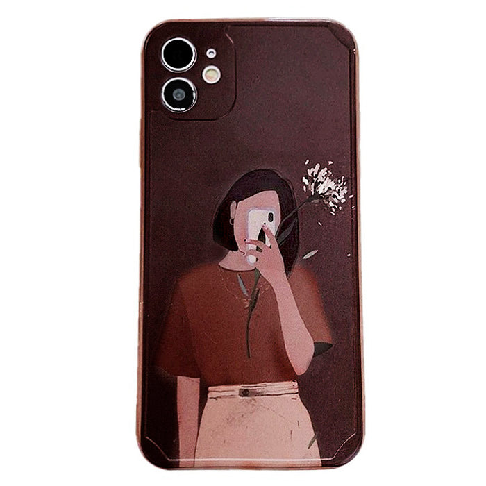 Boogzel Apparel Aesthetic Girl iPhone Case