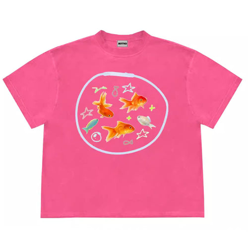 Boogzel Apparel Aesthetic Goldfish Graphic T-Shirt