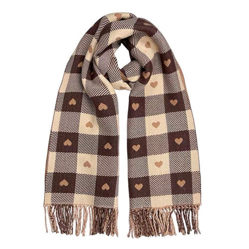 Boogzel Apparel Heart Pattern Scarf