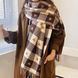 Boogzel Apparel Heart Pattern Scarf, view 2