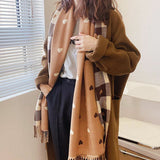 Boogzel Apparel Heart Pattern Scarf, view 3