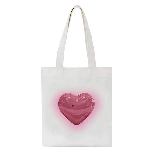 Boogzel Apparel Aesthetic Heart Tote Bag