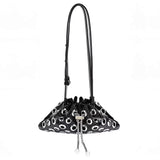 Boogzel Apparel After Midnight Eyelet Shoulder Bag, view 2
