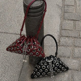 Boogzel Apparel After Midnight Eyelet Shoulder Bag, view 3