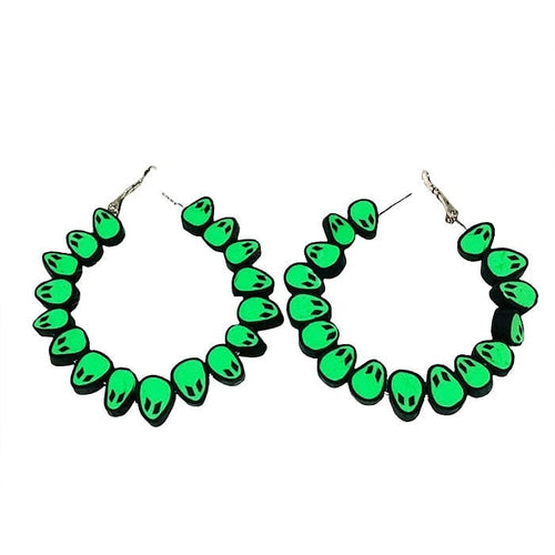 Boogzel Apparel Alien Earrings