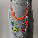 Boogzel Apparel Alien Pant Chain Belt, view 3