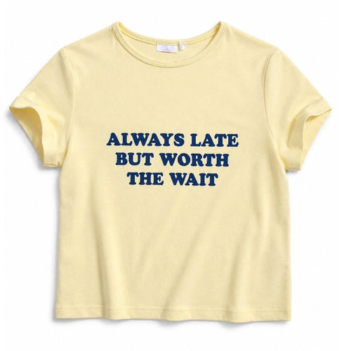 Boogzel Apparel Always Late Graphic T-Shirt