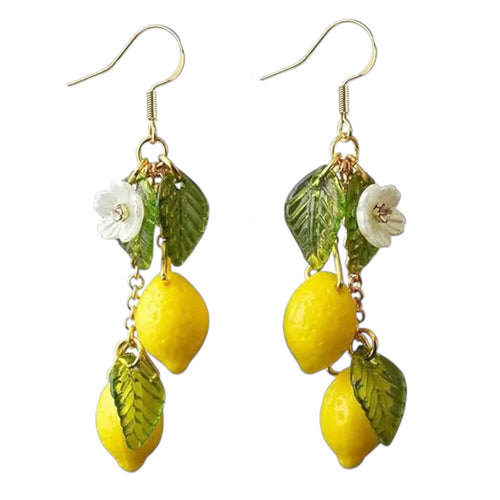 Boogzel Apparel Amalfi Lemon Earrings