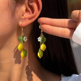 Boogzel Apparel Amalfi Lemon Earrings, view 2