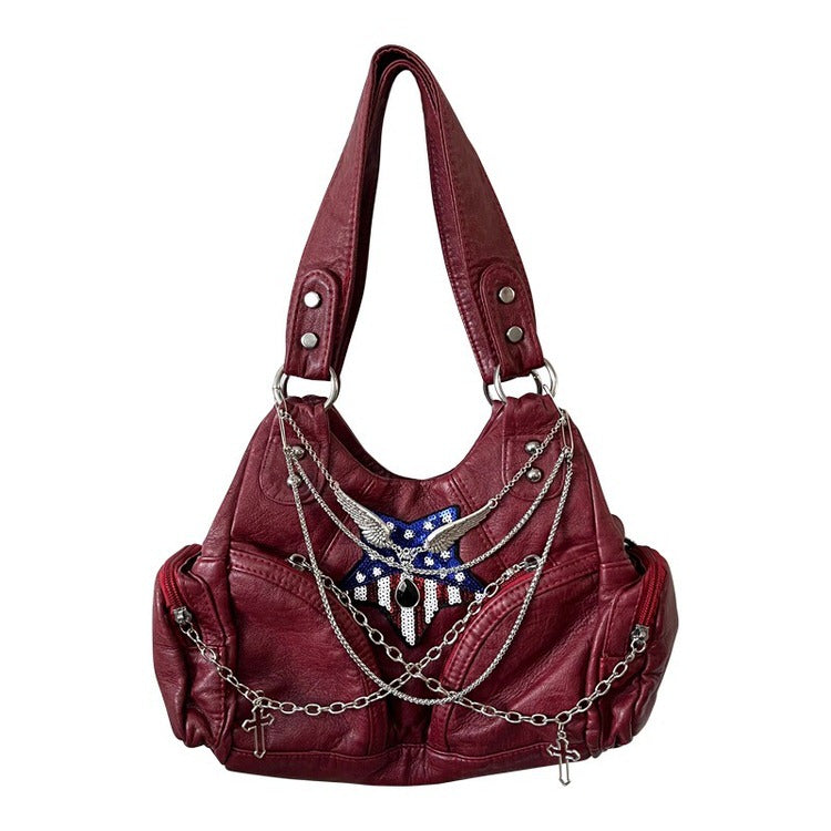 Boogzel Apparel American Dream Red Handbag