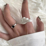 Boogzel Apparel Angel Wing Ring, view 3