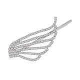 Boogzel Apparel Angel Wings Rhinestone Hair Pins, view 3