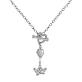 Boogzel Apparel Angelcore Aesthetic Chain Necklace, view 2