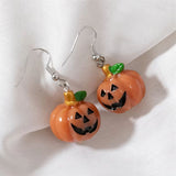 Boogzel Apparel Angry Pumpkin Earrings, view 3