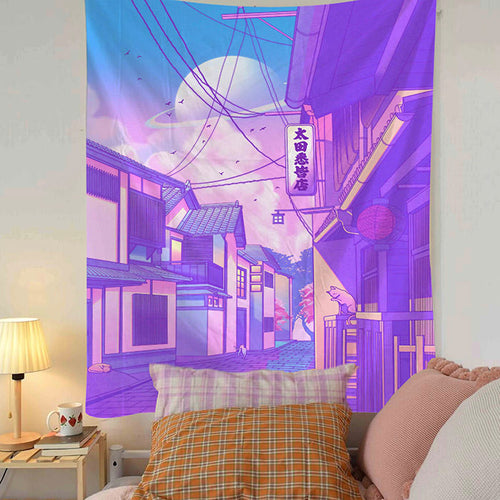 Boogzel Apparel Anime Aesthetic Wall Tapestry