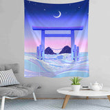 Boogzel Apparel Anime Aesthetic Wall Tapestry, view 4