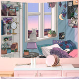Boogzel Apparel Anime Room Wall Tapestry, view 3