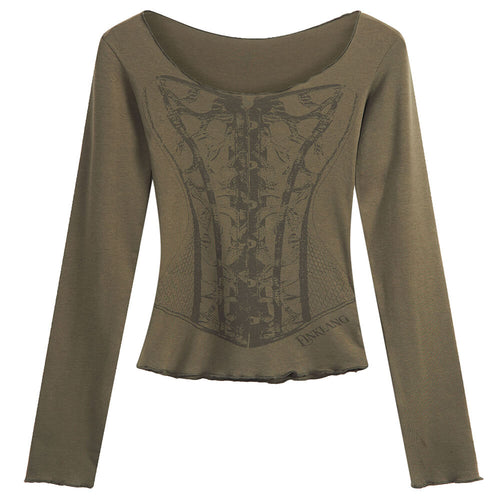 Boogzel Apparel Antique Anatomy Long Sleeve Top