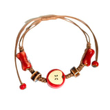 Boogzel Apparel Apple Beaded Bracelet, view 4