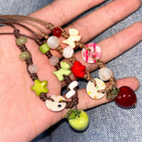Boogzel Apparel Apple Beaded Necklace, view 3