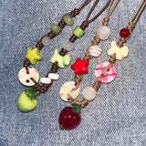 Boogzel Apparel Apple Beaded Necklace, view 6