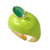 Boogzel Apparel Apple Chunky Ring, view 2