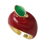 Boogzel Apparel Apple Chunky Ring, view 3