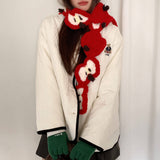 Boogzel Apparel Apple Core Crochet Scarf, view 4
