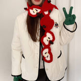 Boogzel Apparel Apple Core Crochet Scarf, view 5