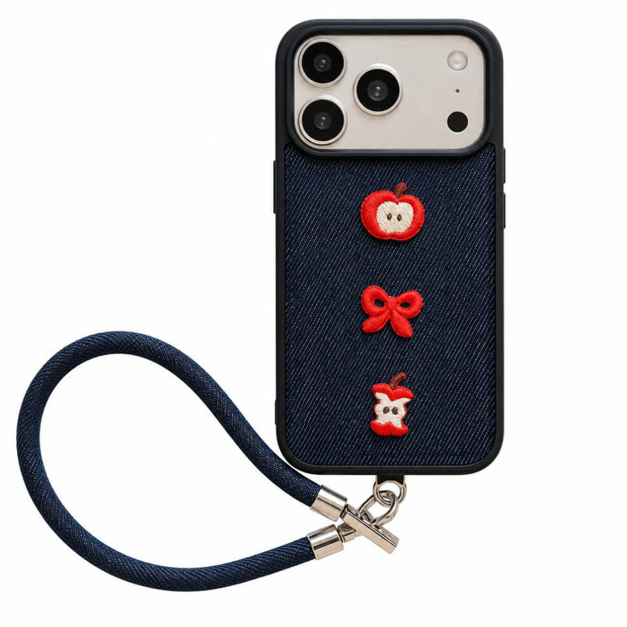 Boogzel Apparel Apple Core Denim iPhone Case