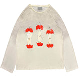 Boogzel Apparel Apple Core Graphic Long Sleeve Tee, view 2