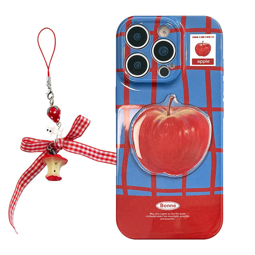 Boogzel Apparel Apple Grid Patterned iPhone Case