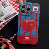 Boogzel Apparel Apple Grid Patterned iPhone Case, view 2