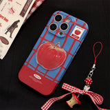 Boogzel Apparel Apple Grid Patterned iPhone Case, view 4